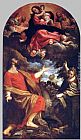 Annibale Carracci The Virgin Appears to St. Luke and Catherine painting